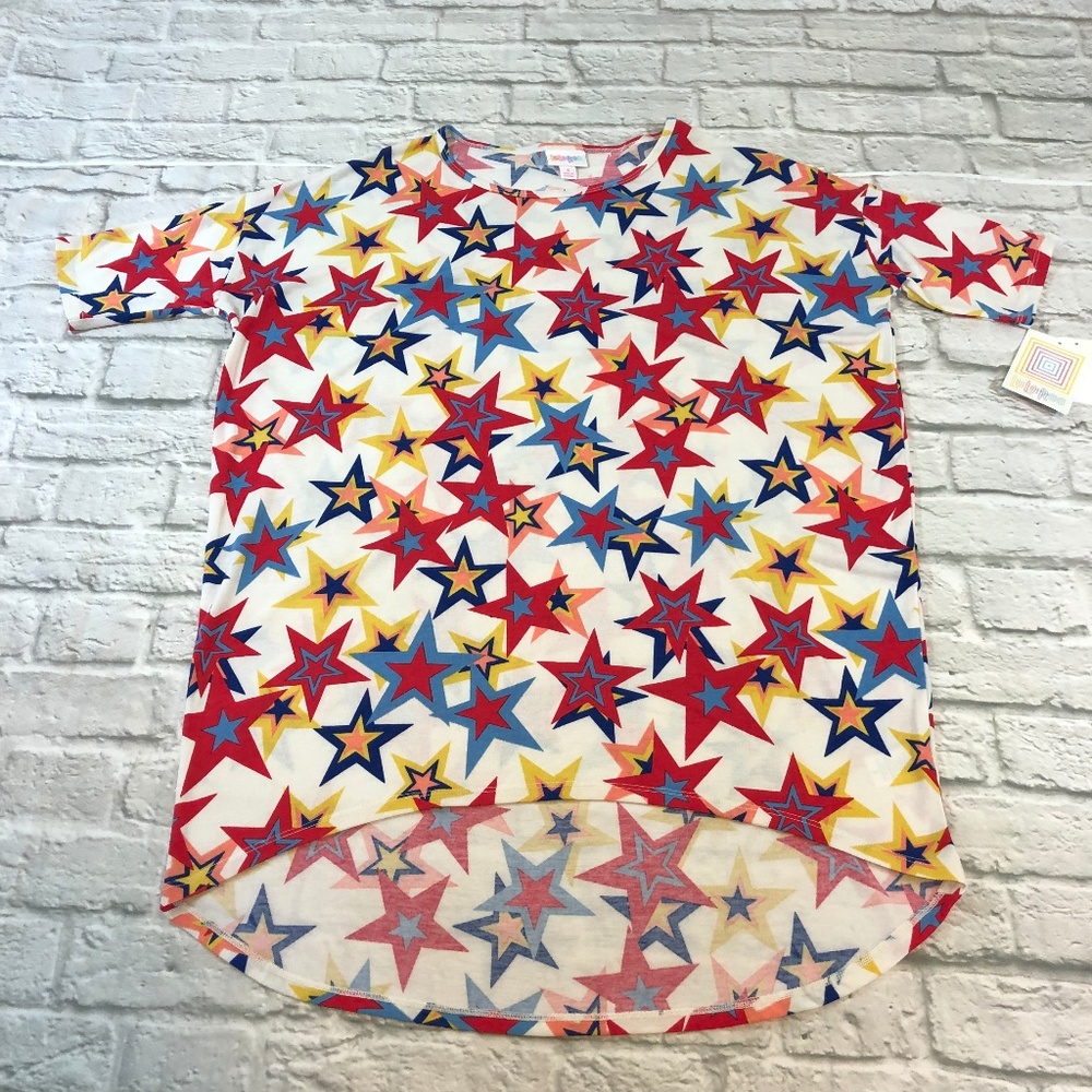 LULAROE Irma Star Tunic Top Size Small